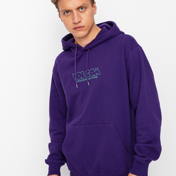 VOLCOM FEATURED ARTIST MAX LOEFFLER Purple Size Small - Picture 2 of 10